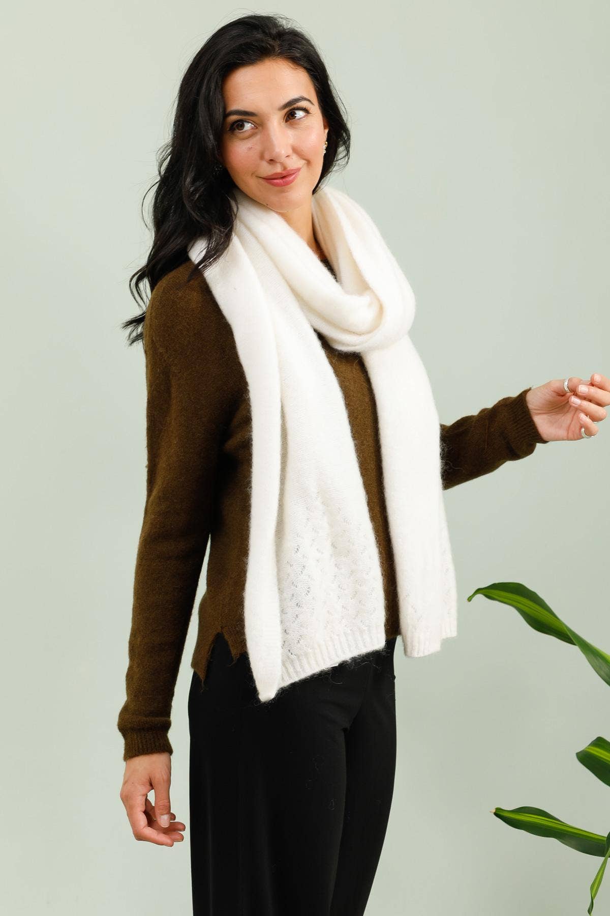 NAÏS PARIS – Großhandel Schal – Damen – Schal aus Ziegenmohair und Merinowolle2