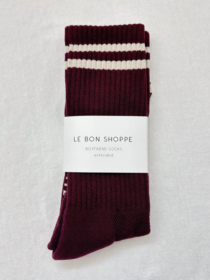 Le Bon Shoppe - Wholesale Socks - Unisex - EXTENDED Boyfriend Socks (wholesale)38