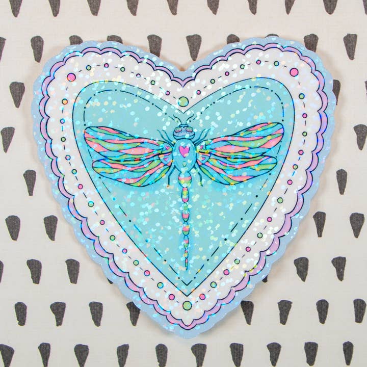 Dragonfly Vinyl Sticker | Waterproof Sticker for wholesale by Eerie Cat