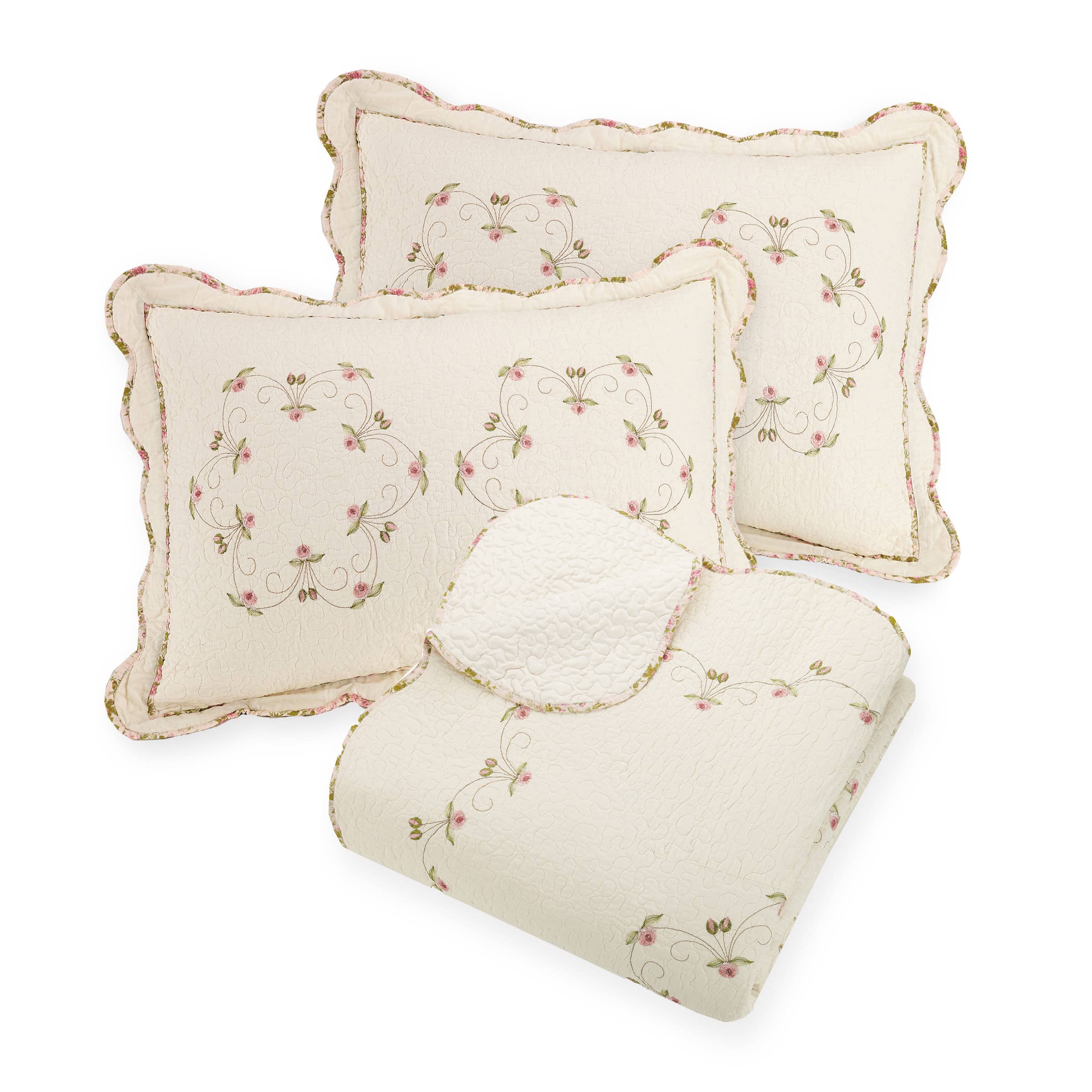 Peking Handicraft – Engroshandel Sengesæt – Felisa 3-delt sengetæppe sæt - Moderne Arvestykke7