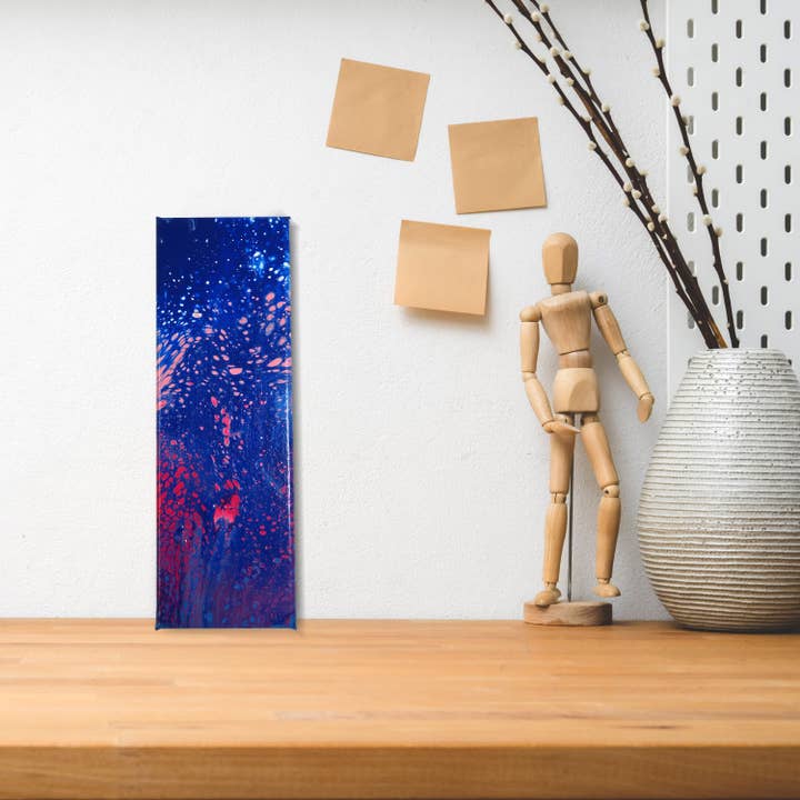 Contemporary abstract acrylic painting on canvas pouring for wholesale by Atelier E.Pic