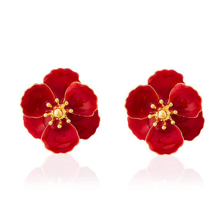 Orecchini Fiore in Fiore per la vendita all'ingrosso da parte di Milou Jewelry