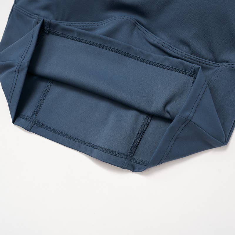 WONDERXFANS – wholesale Activewear set – Women′s – V-neck jacket+Sports tank top+High-waisted pleated back pant23