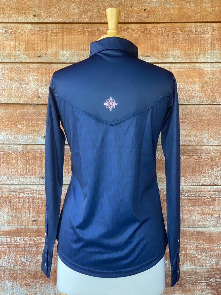 WS3002 Lakota Western Dames Zonshirt voor wholesale door Espoir Equestrian