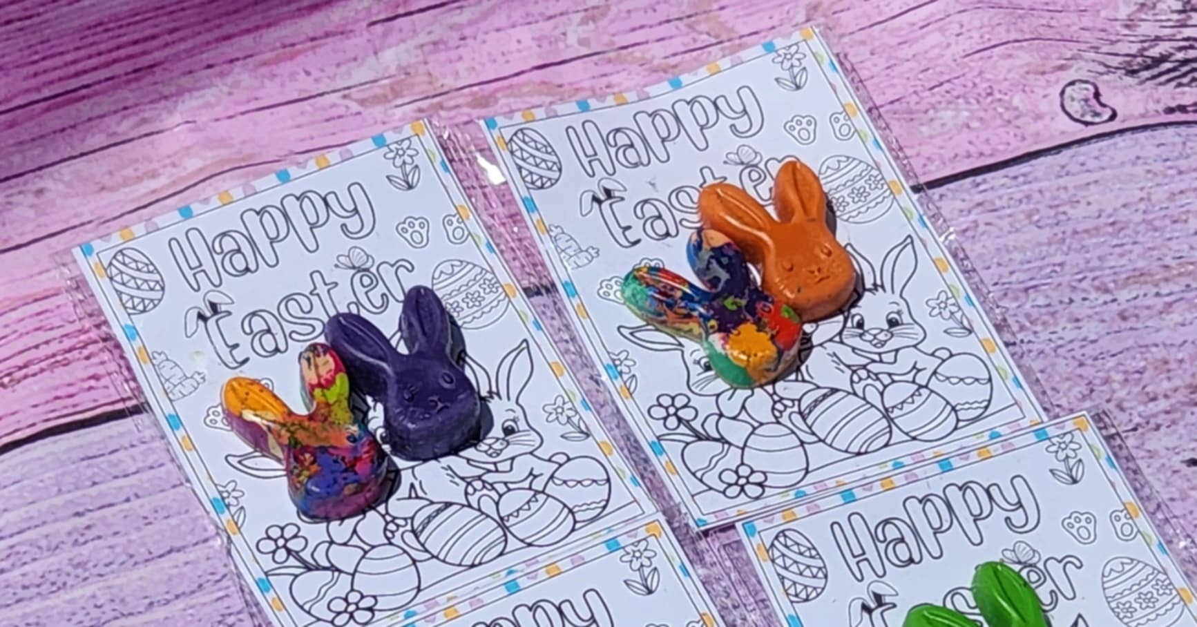 Snazzy Crayons – wholesale Party gift – Easter Bunny Coloring Kit | Easter Basket Gifts | Non-Candy 1