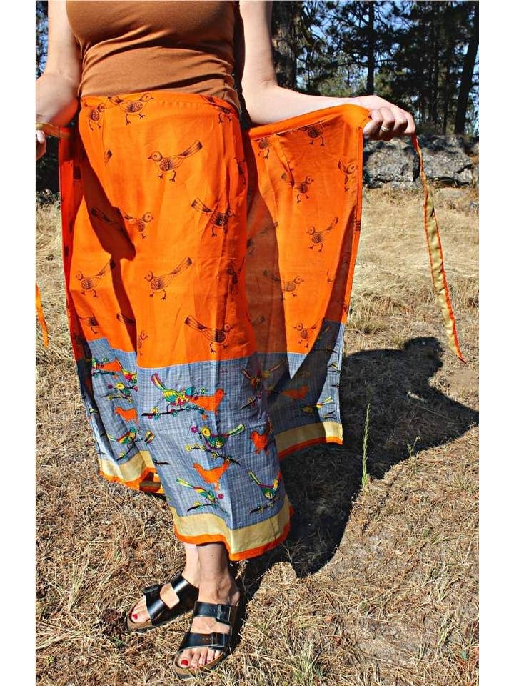 Ganesh Himal Trading - Wholesale Pants - Women's - Recycled Silk Wrap Pant1