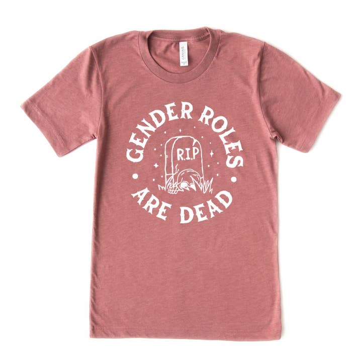 Camiseta unisex Gender Roles Are Dead para adulto para venta al por mayor de Naked Mangoes