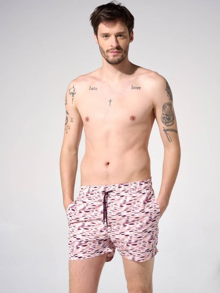 APNEE – wholesale Swim shorts – Men′s – Swim shorts - Glassy purple2