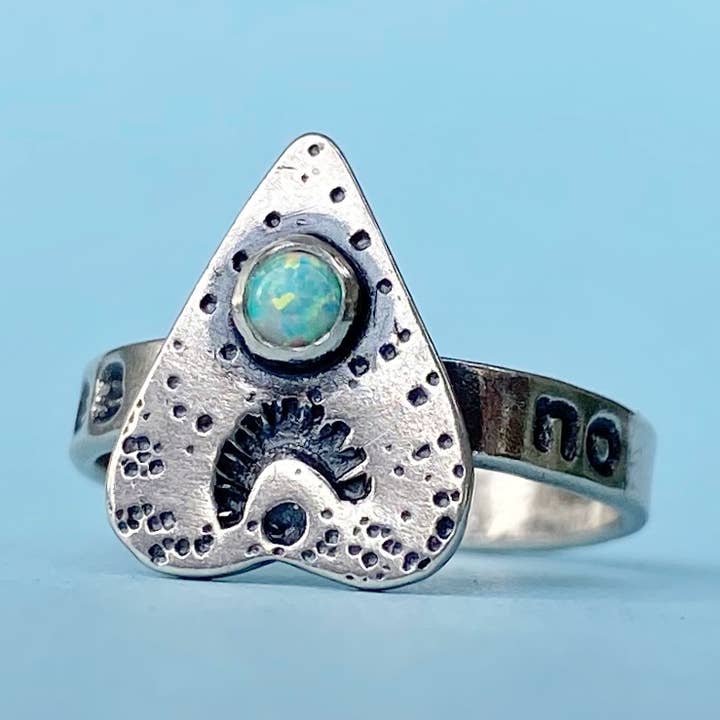 Blue and Blue - Wholesale Cocktail/Statement Ring - Ouija Ring - Opal0
