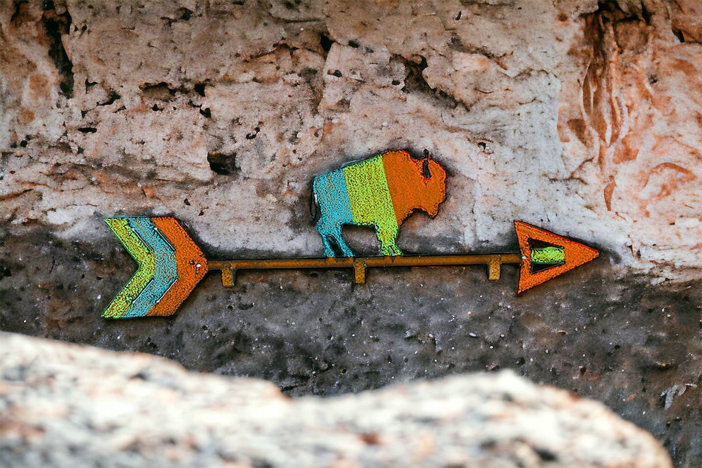 Whimsies - Wholesale Wall Hook - Buffalo KEY Hook Lodge Southwest organize  Leash holder eco2