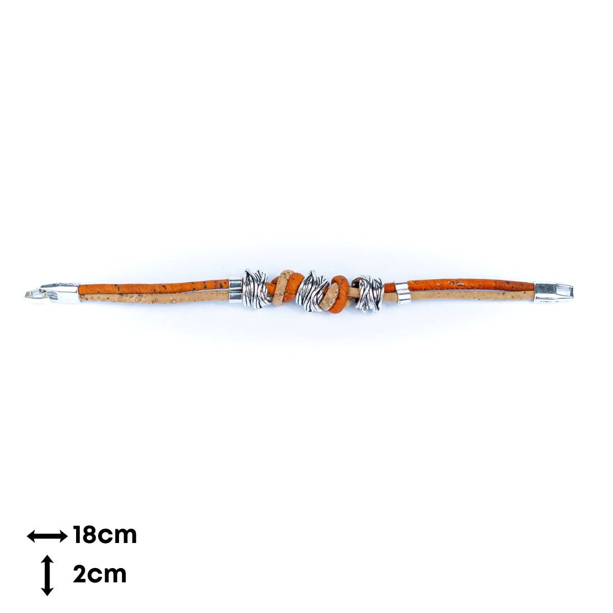 Meninas Bonitas Cork - Venta al por mayor Juegos de joyas - Joyería artesanal vegana de corcho colorido BR-220-MIX-57