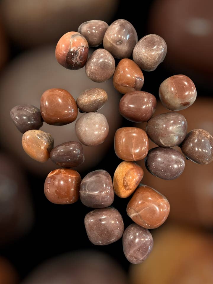 Polykrom (ørken) Jasper Tumble for engroshandel hos Luna Rae