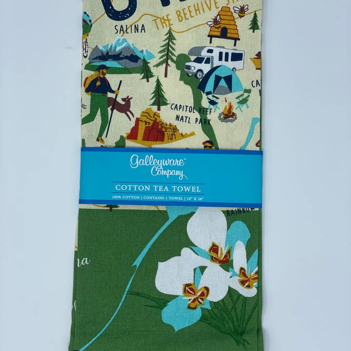 Galleyware - Wholesale Tea Towel - Utah Tea Towel1