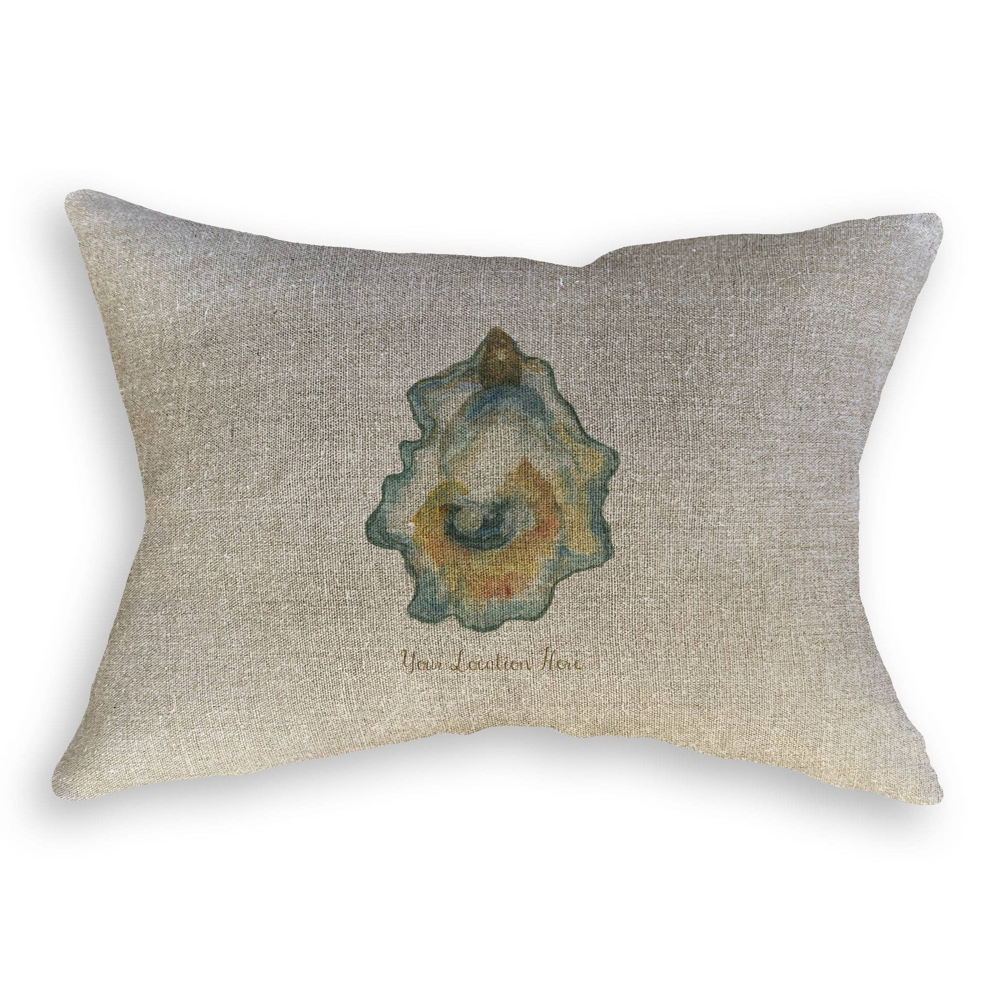 French Graffiti - Wholesale Tea Towel - Watercolor Oyster with Location8