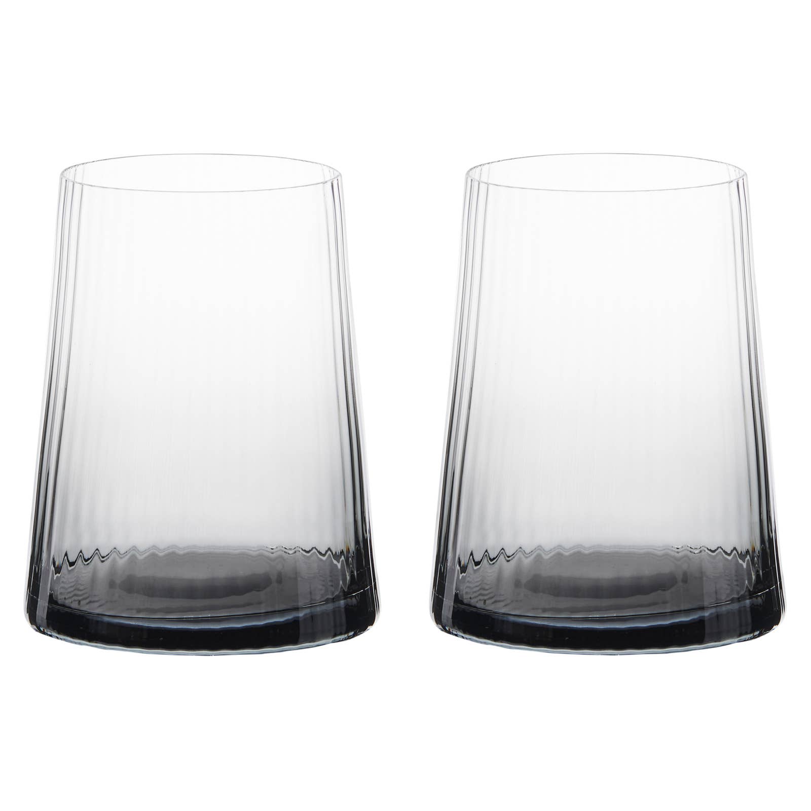 The DRH Collection BV - Vente Verres à cocktail/alcool - Ensemble de 2 verres DOF Empire fumé1
