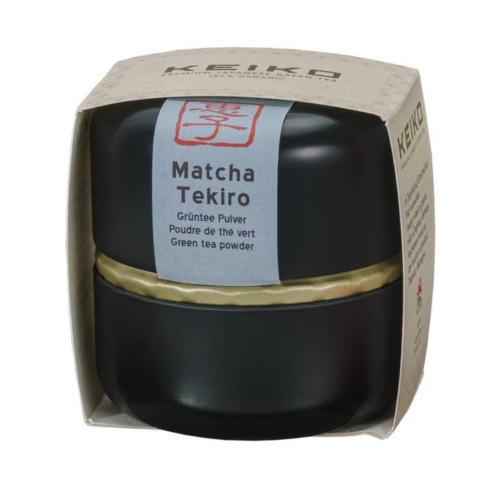 Keiko Matcha Tekiro, boîte de 30 g, bio pour la vente par KEIKO
