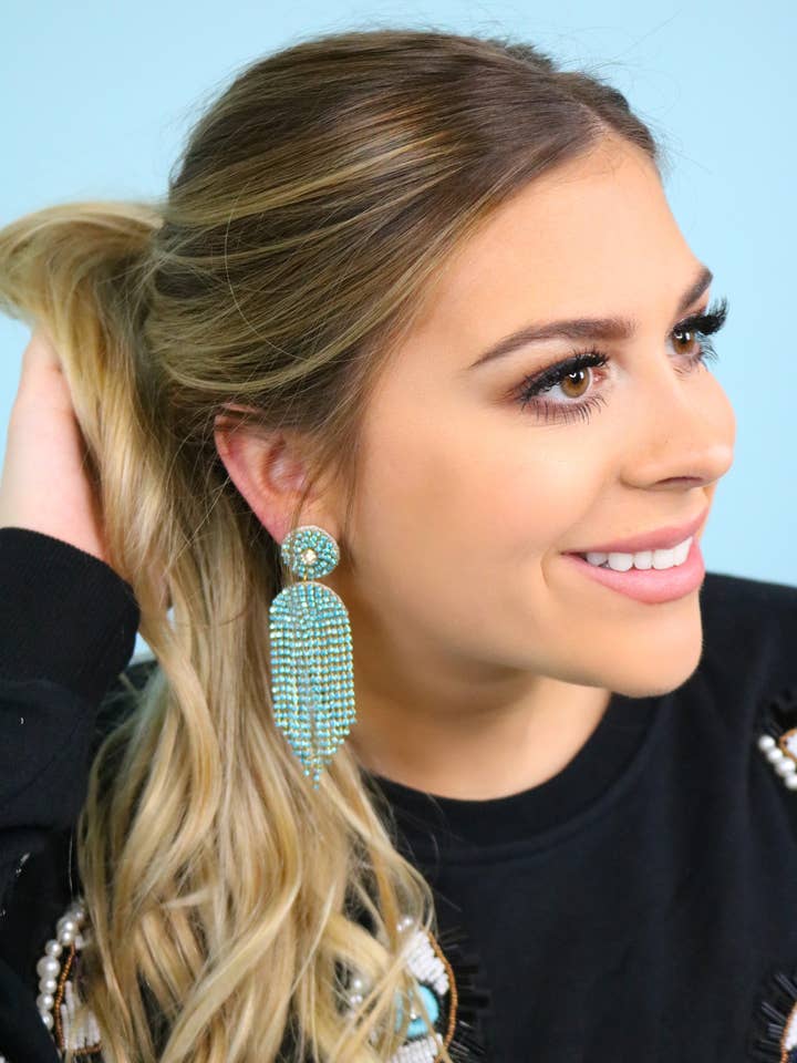 Turquoise Dazzle Drops for wholesale by Taylor Shaye Designs