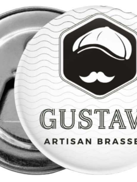 Gustave Noir flasköppnare för wholesale av LES BIÈRE GUSTAVE