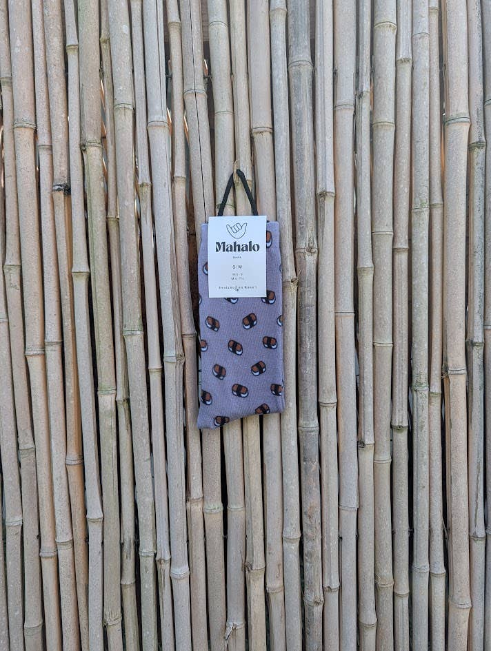 Koloa Farms - Wholesale Socks - Unisex - Musubi Sushi Spam Large socks, Fun tropical, Hawaiian sock8