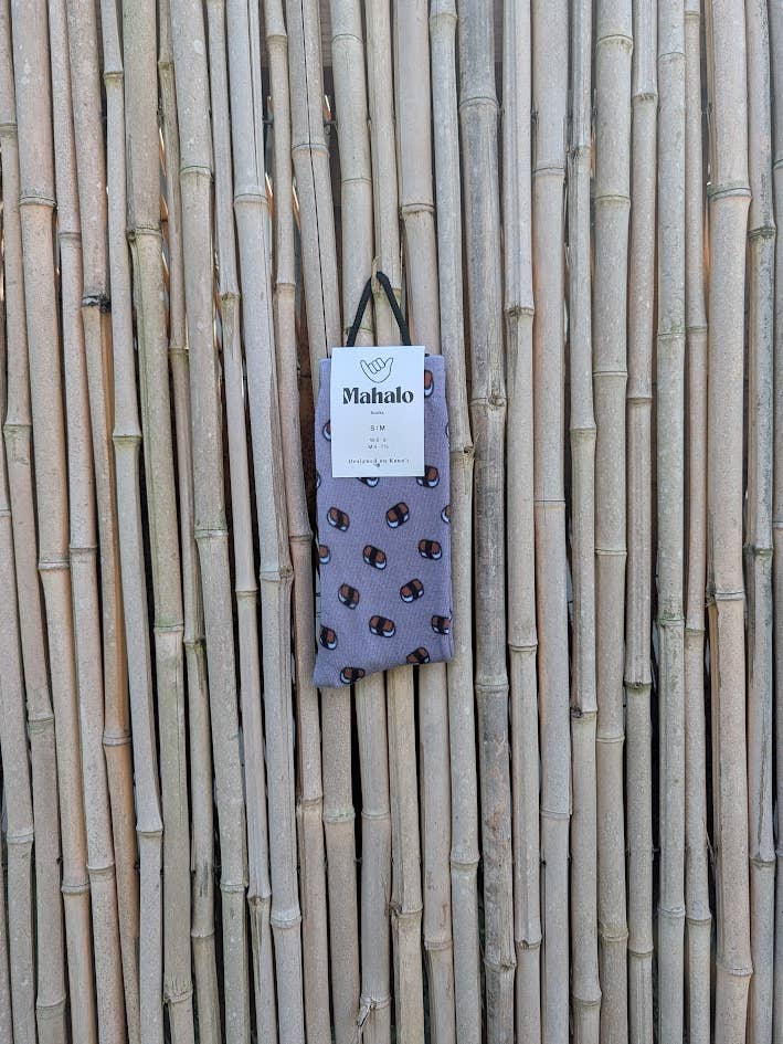 Koloa Farms - Wholesale Socks - Unisex - Musubi Sushi Spam Large socks, Fun tropical, Hawaiian sock8
