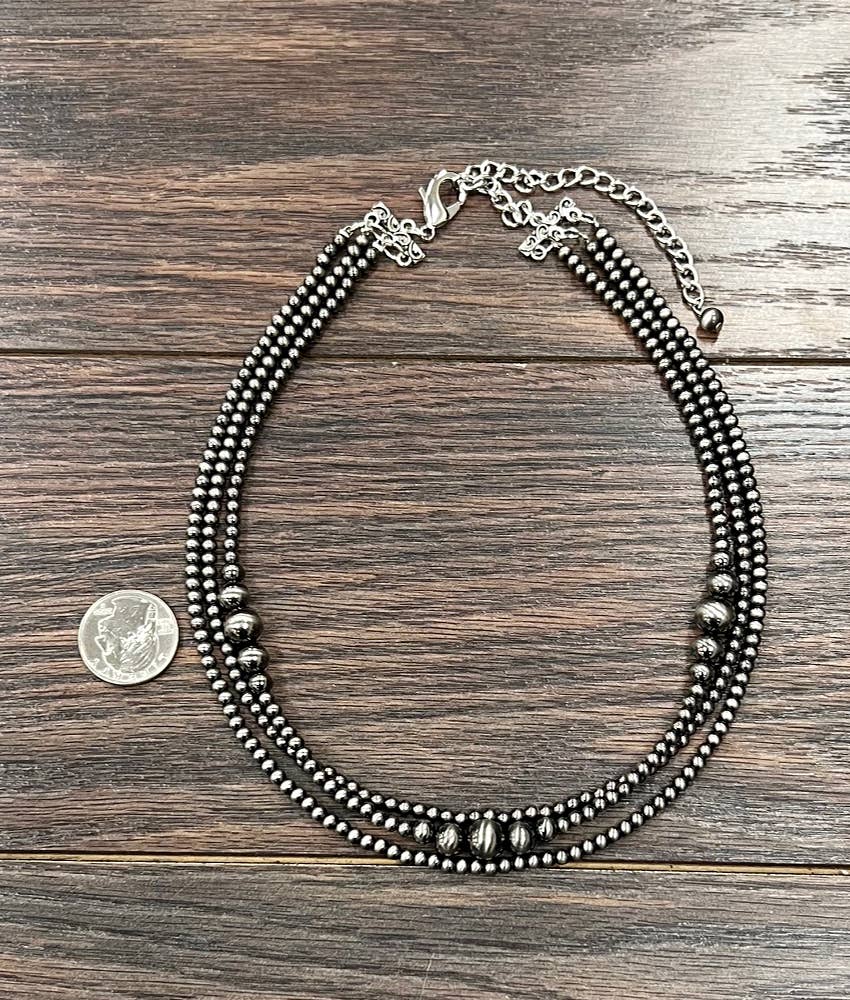 ISAC Trading Inc – Engroshandel Perlehalskæde – 738233, Håndlavet 17" Polsk Navajo Perlehalskæde1