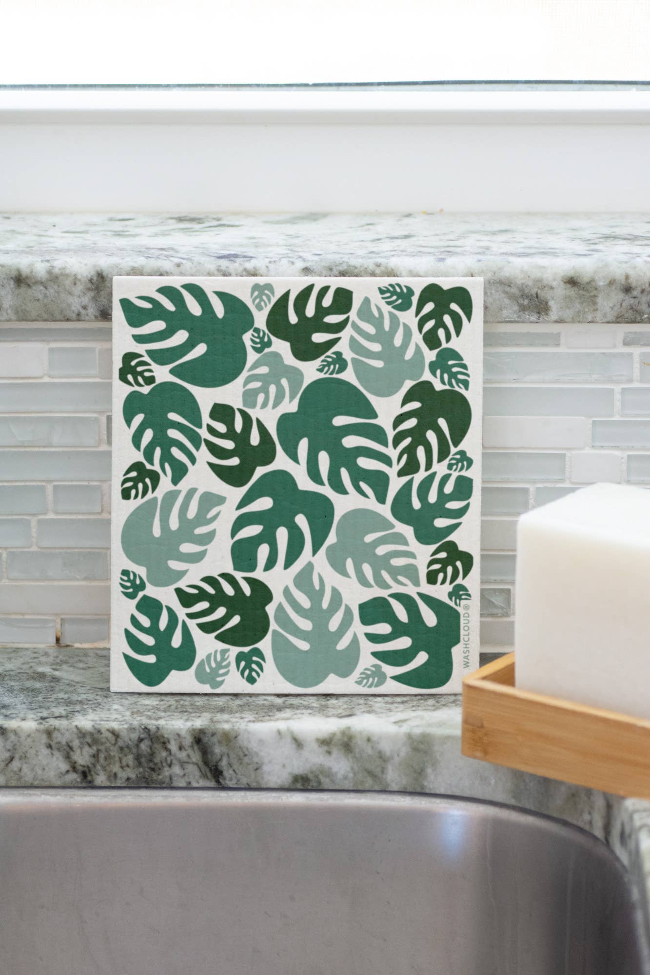 No Tox Life - Wholesale Theedoek/vaatdoek - WASHCLOUD® MONSTERA™ Zweedse Vaatdoek - No Tox Life