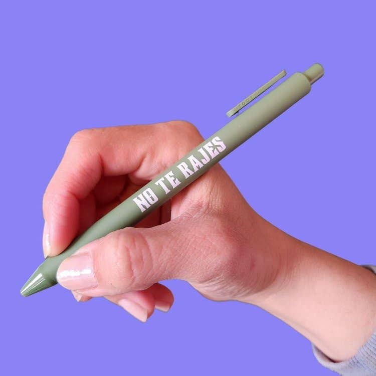 Ana Karen Loves Paper - Wholesale Pen - No Te Rajes Black Ink Pen0