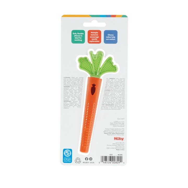 Nuby - Wholesale Teether (Not Clip-On) - Baby - Nuby Carrot Tube Teether