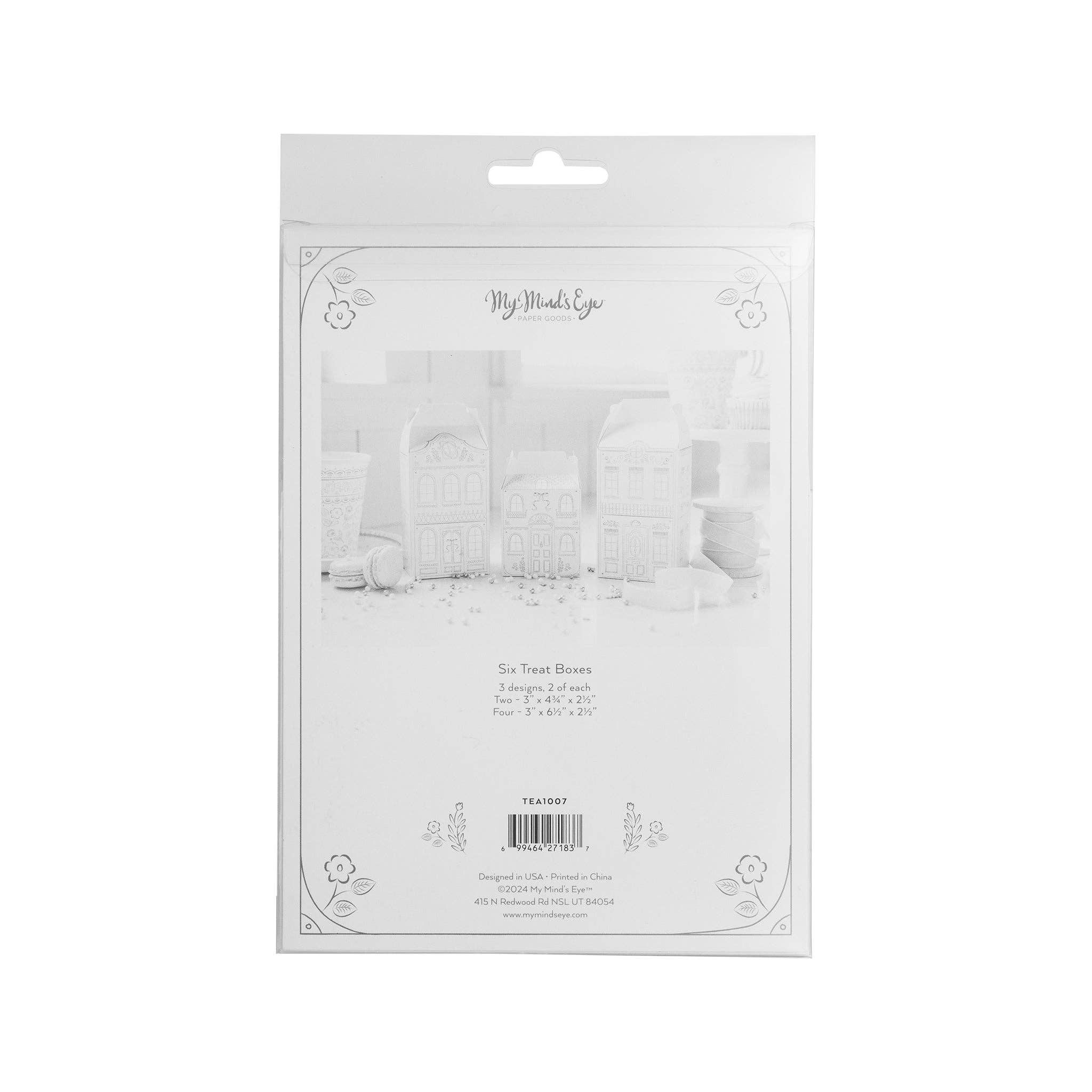 My Mind’s Eye – Großhandel Tüte/Box für Partygeschenke – PEM1007 - House Treat-Box-Set3