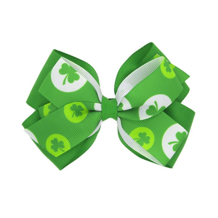 PatPat - Wholesale Hair Clip - Kids - Toddler/kids St. Patrick's Day Three-Leaf Clover Hair Clip