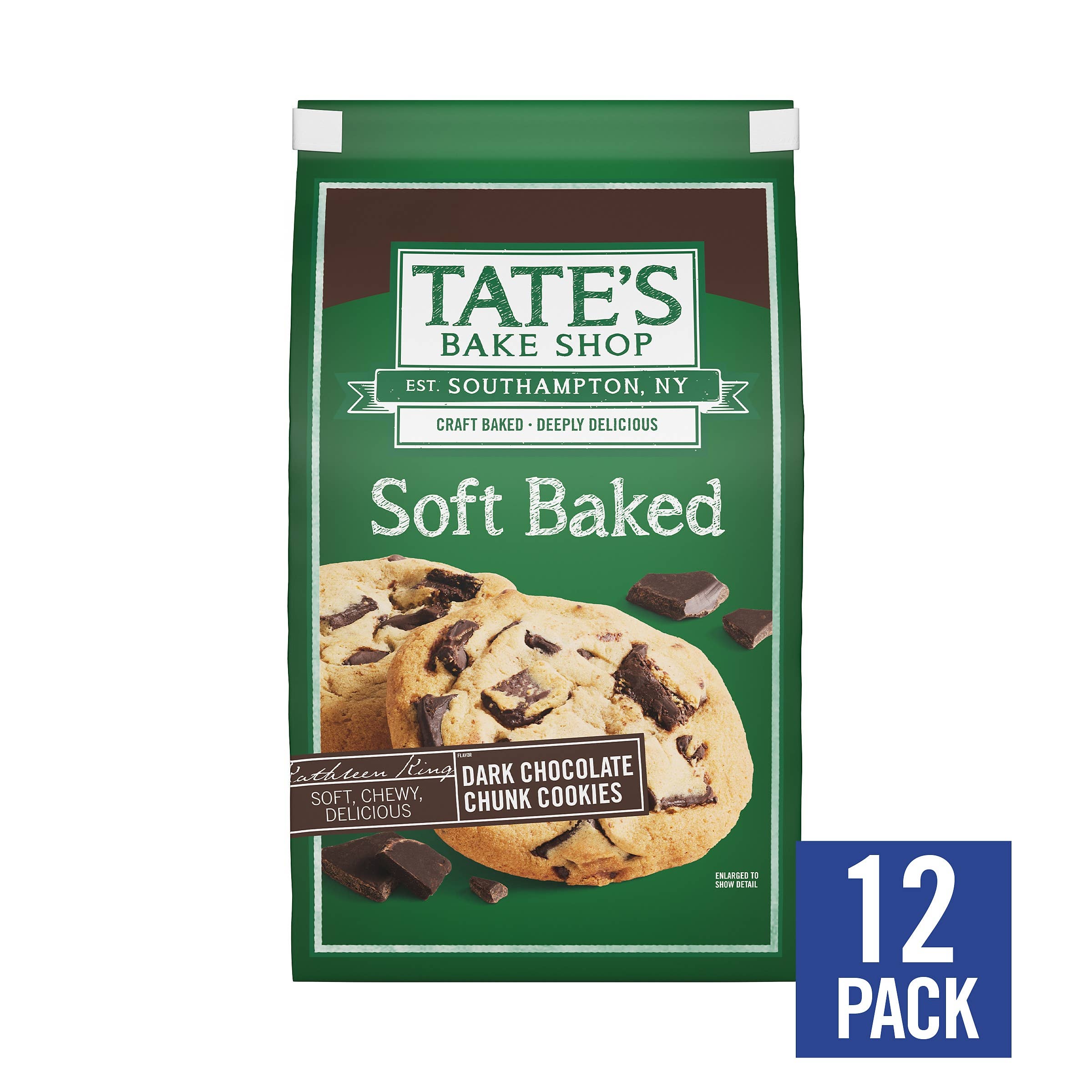 Tate's Bake Shop - Wholesale Cookie - Soft Baked Dark Chocolate Chunk Cookies | 8oz | 12 Count2