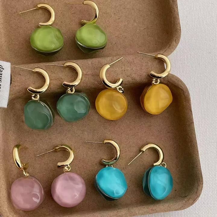 Candy Moon Earrings 🌙🍭✨ for wholesale by Miss Minna