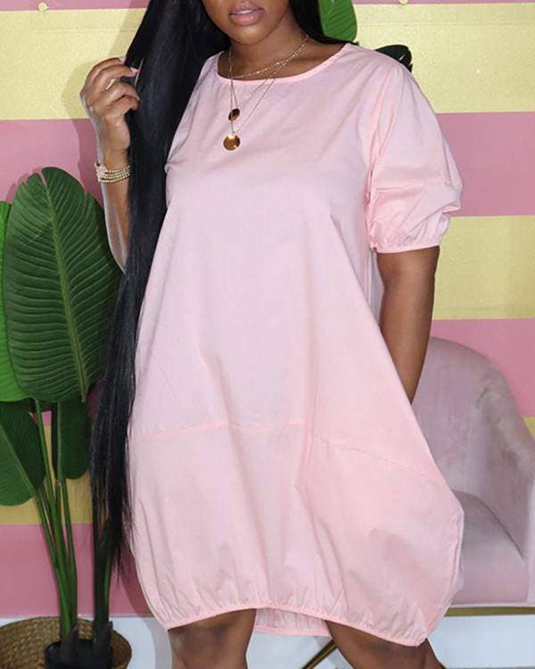 Flarix - Wholesale Dress - Women's - eyelash print short sleeve tshirt dress4