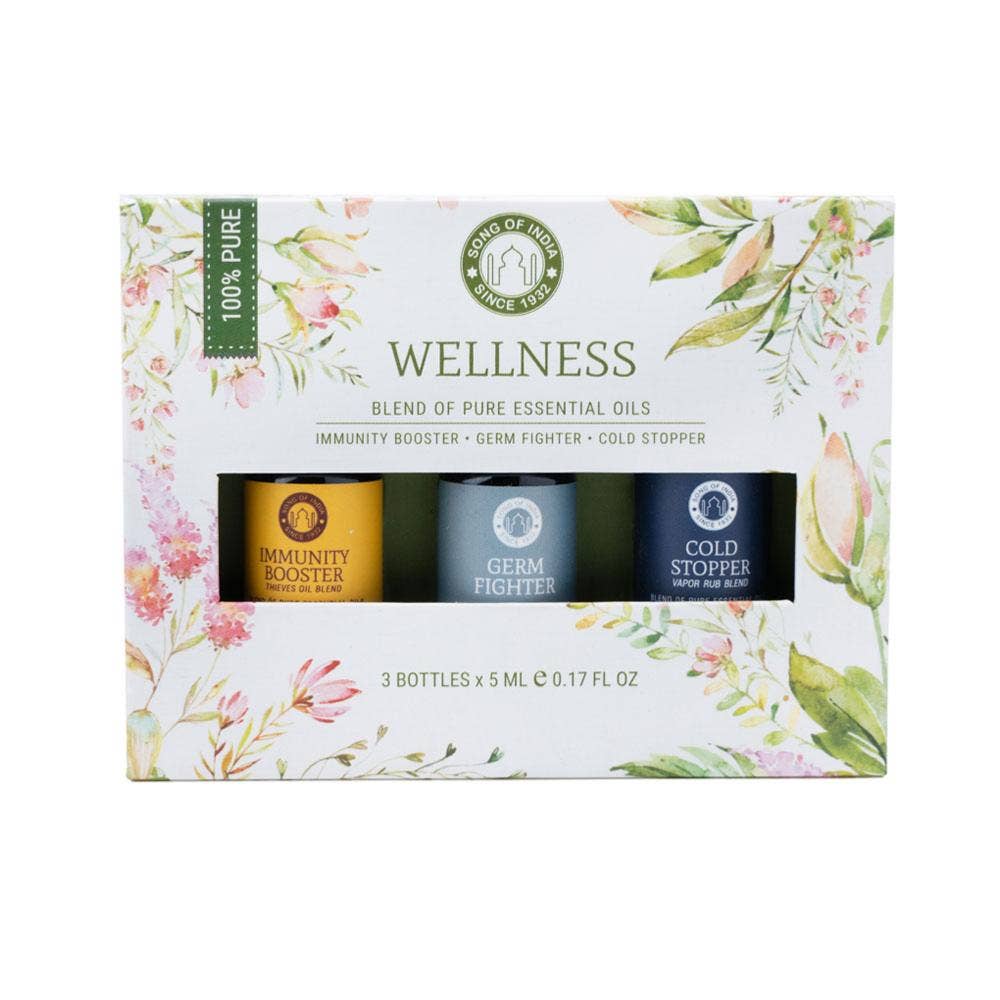 Shared Earth - Wholesale Etherische olie - Aromatherapie Oliën Wellness Collectie 3 x 5ml