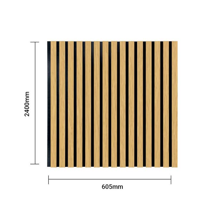 ENER-J – wholesale Decorative panel – Linear Acoustic Wall Panel PET + MDF Pack of 22