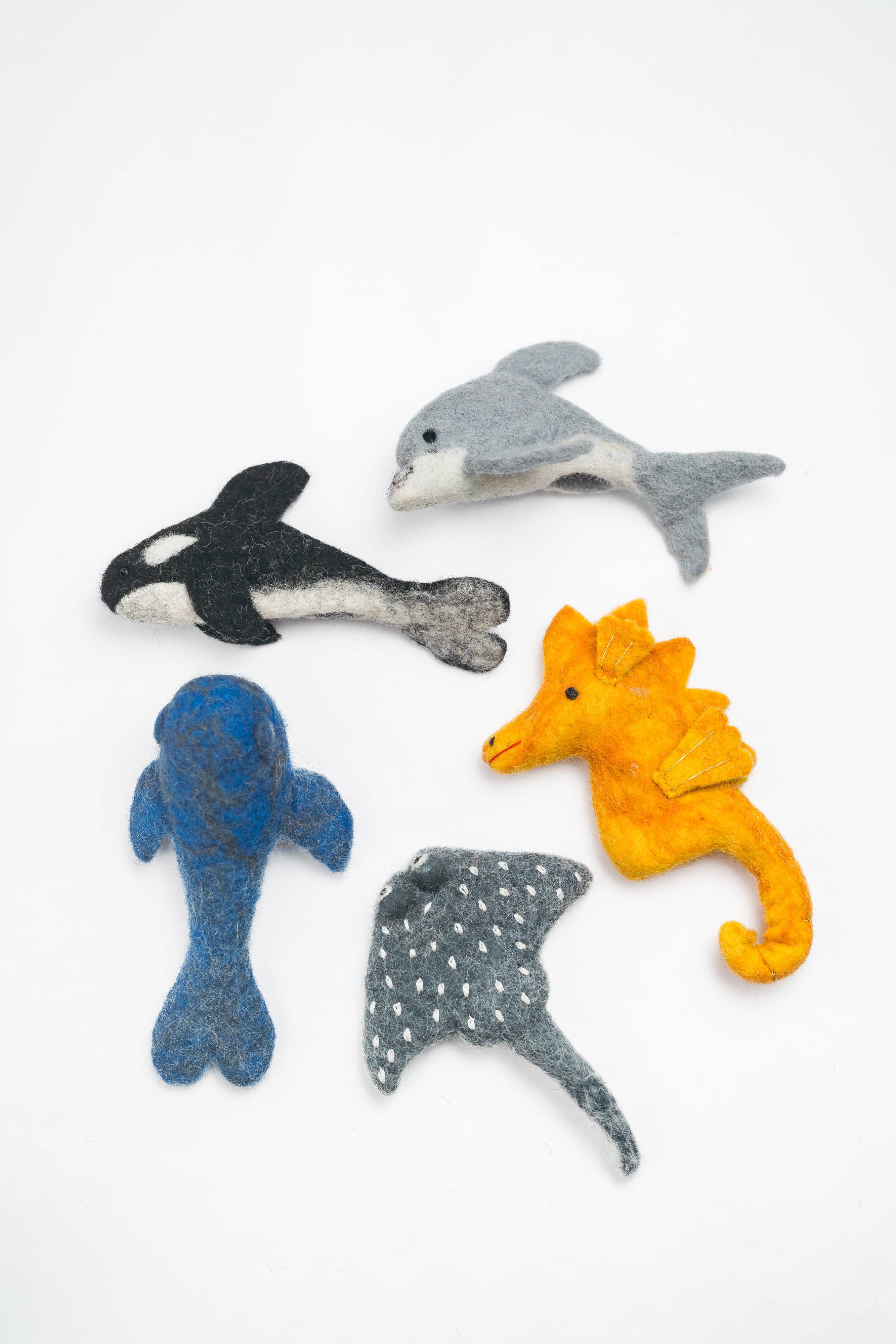 Silk Road Bazaar - Wholesale Finger Puppet - Kids & Baby - Orca Finger Puppet2