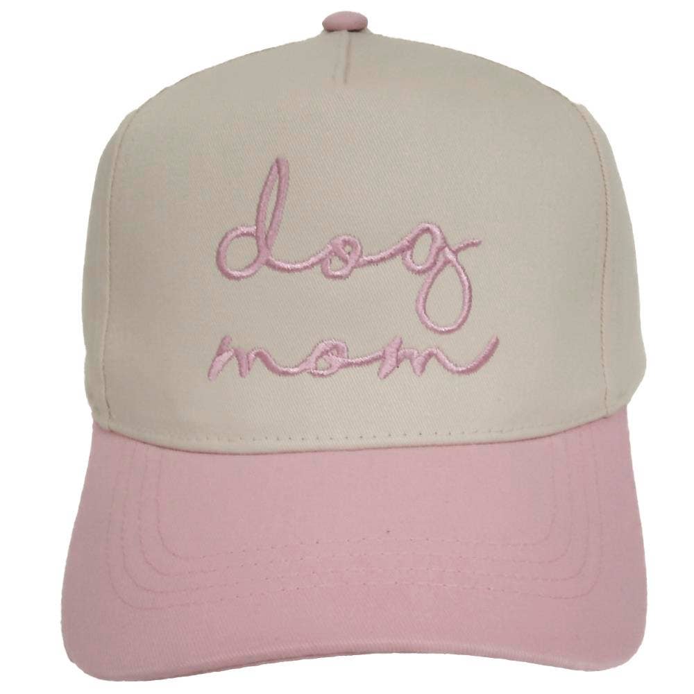Paperdoll - Wholesale Baseball Cap - Unisex - DOG MOM EMB TWO TONE 5 PANEL BASEBALL CAP3