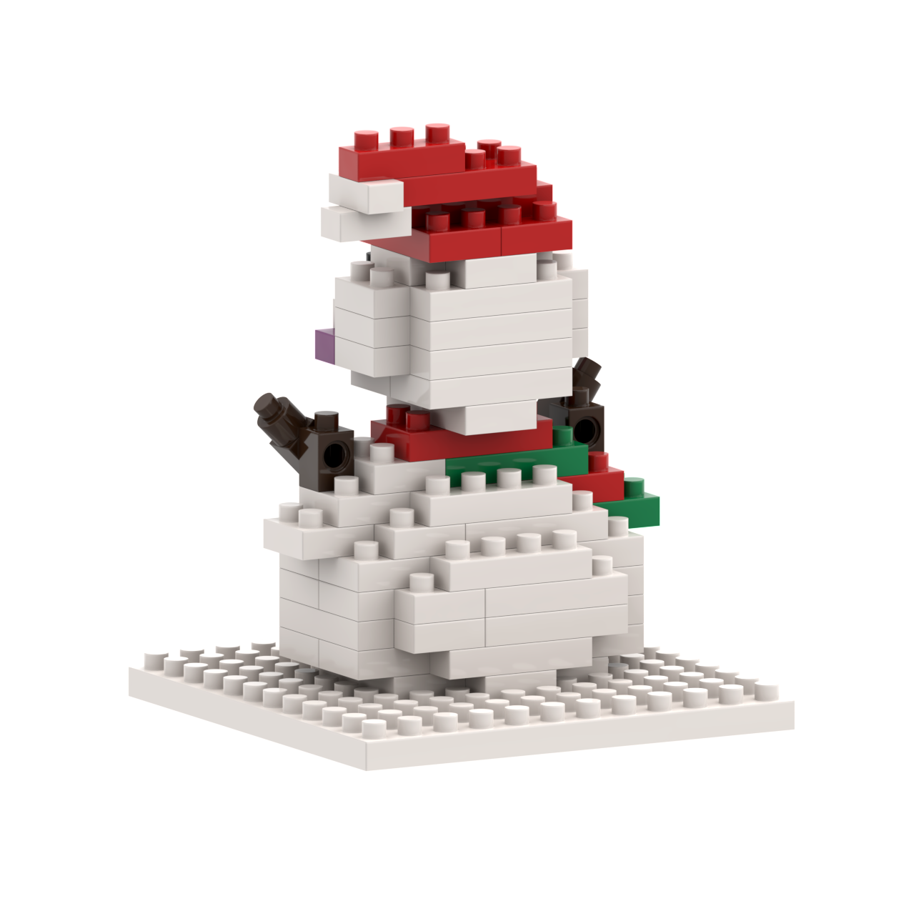 Brixies - Wholesale Build-a-Toy - Kids - BRIXIES Postcard Snowman2