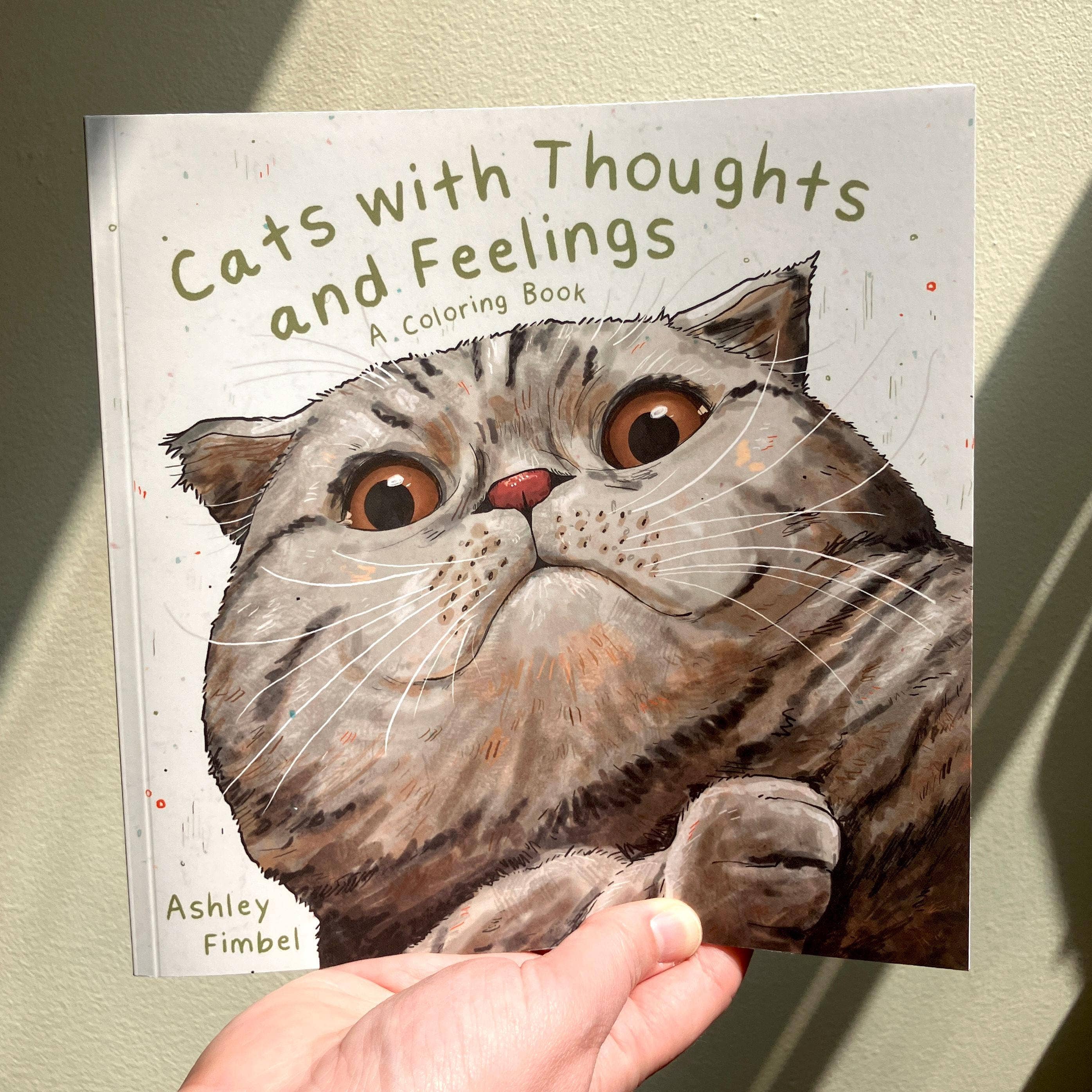 Art Fimbel - Wholesale Coloring & Activity Book - Adult - Cat Coloring Book, Cats With Thoughts And Feelings6