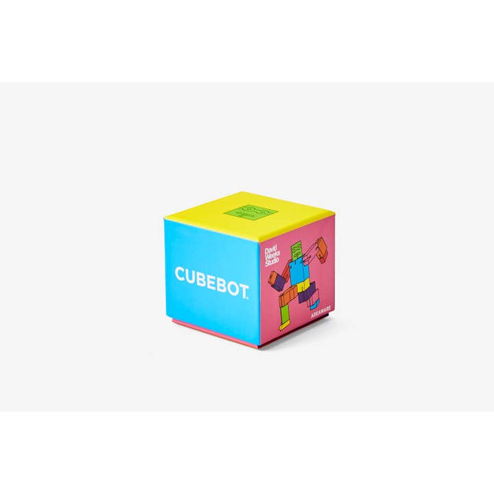 Areaware - Wholesale Wood Toy - Kids - Cubebot Small - Multi2