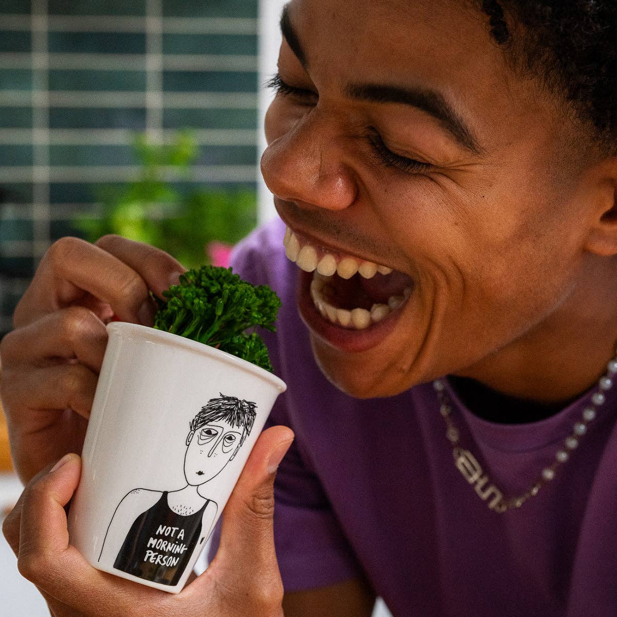 helen b - Venta al por mayor Vaso/copa - beker no es una persona madrugadora1