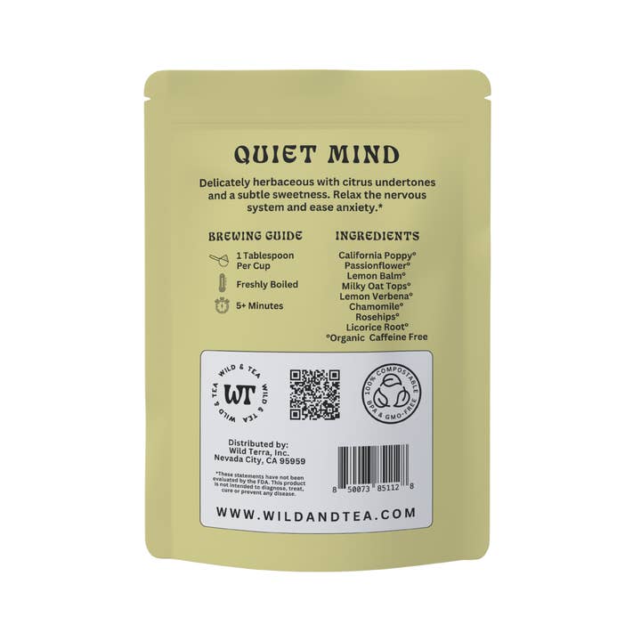 Wild & Tea - Wholesale Loose Tea - Quiet Mind Herbal Tea1