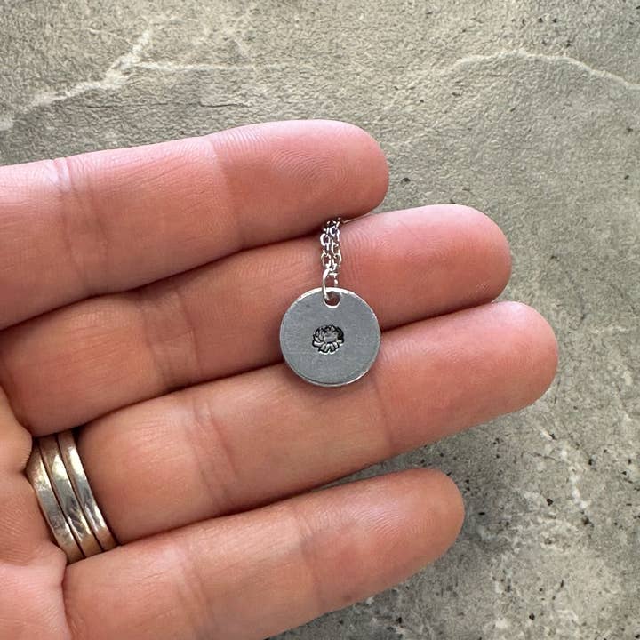 Seize The Night Designs - Wholesale Pendant/Charm Necklace - November Chrysanthemum Birth Flower Necklace1