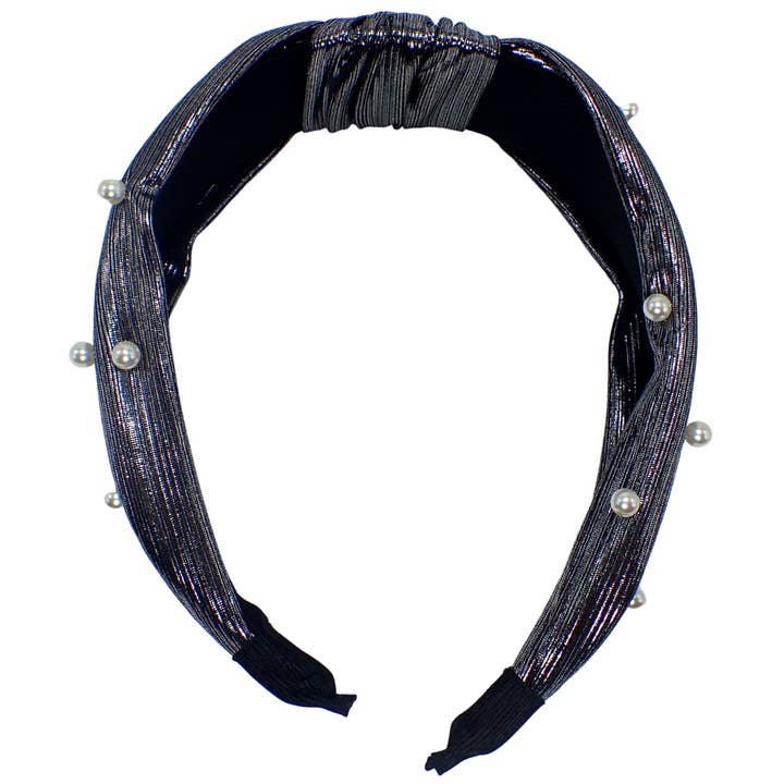 Topkids Accessories - Wholesale Fashion Headband - Women's - Metallic Pearl Knot Alice Bands Adult Women, Hair Accessories for Women, Hair Bands for Women, Thick Headband, Womens Headbands, Head Bands Adult Women, Wide Headbands10