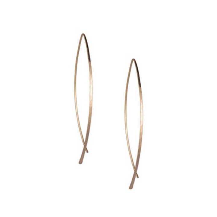 Arc Slide Thru oorbellen voor wholesale door Nashelle Jewelry