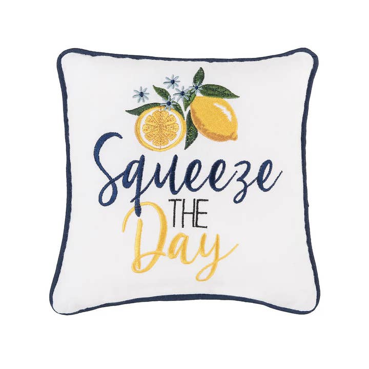 SALE Squeeze The Day Throw Pillow for wholesale by C&F Home