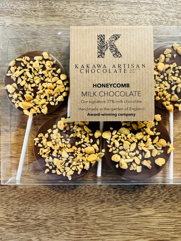 Favo de Mel | Chocolate de Leite | 5 un. por atacado de Kakawa Artisan Chocolate & Co Ltd
