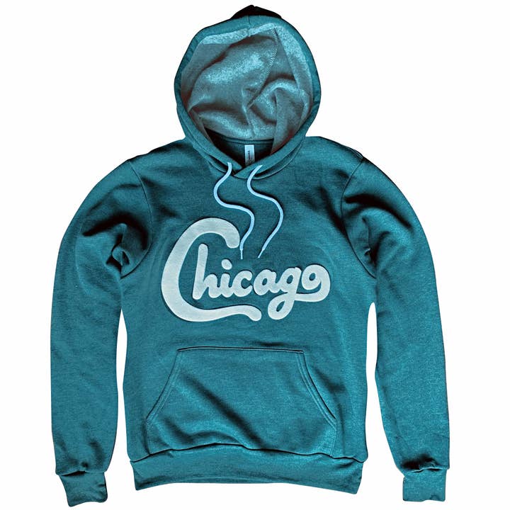 Chicago Felt Applique Hoodie for wholesale by Chitown Clothing