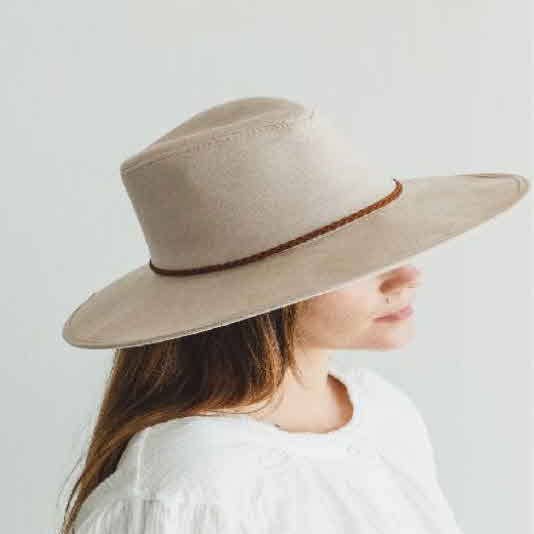 Queens INC - Wholesale Fedora - Women's - Best seller Fashion Classic Wide Brim Suede Primium  Hat Wid25