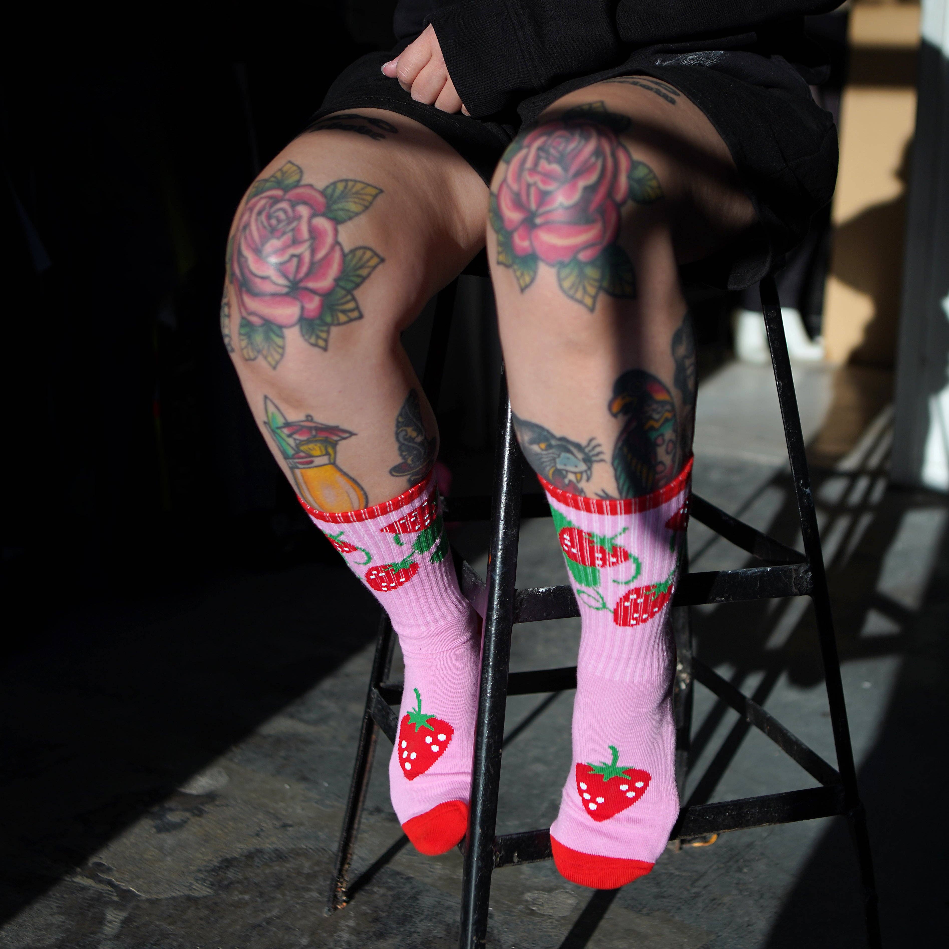 Stuntin Goods - Wholesale Socks - Unisex - Strawberry Socks11